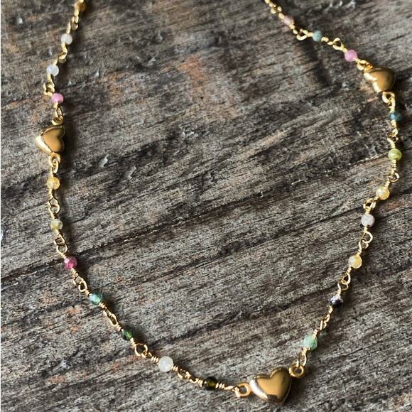 NEW FP x Luna Norte Tourmaline Anklet Set - Picture 3 of 16